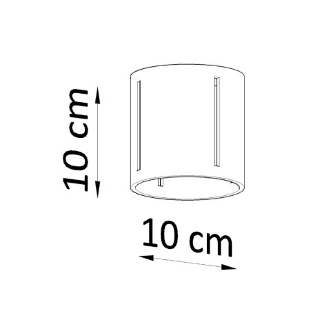 Sollux Lighting Plafon INEZ biały