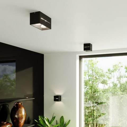 Sollux Lighting Plafon LOBO MAXI czarny