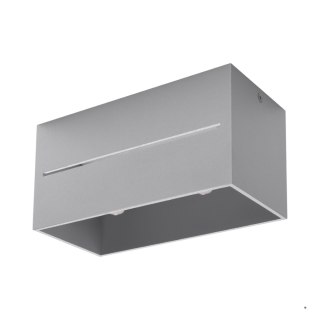 Sollux Lighting Plafon LOBO MAXI szary