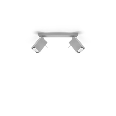 Sollux Lighting Plafon MERIDA 2 szary