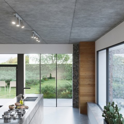 Sollux Lighting Plafon MERIDA 2 szary