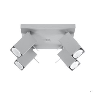 Sollux Lighting Plafon MERIDA 4 szary