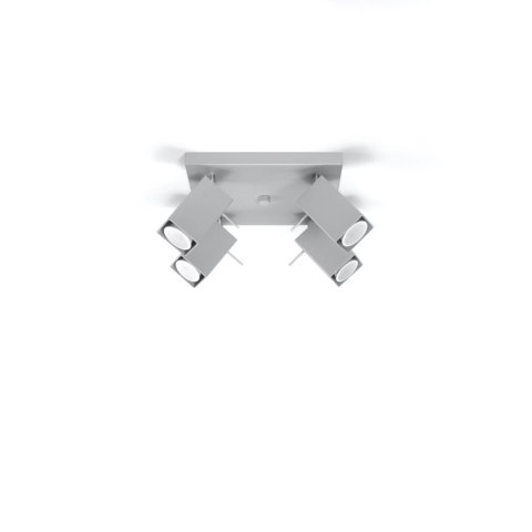 Sollux Lighting Plafon MERIDA 4 szary