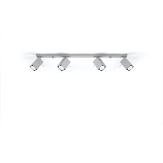 Sollux Lighting Plafon MERIDA 4L szary