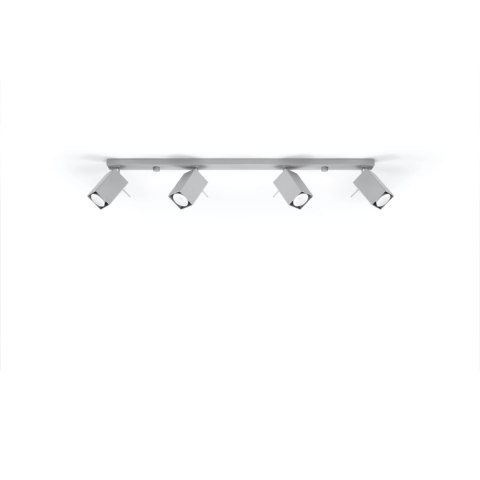 Sollux Lighting Plafon MERIDA 4L szary