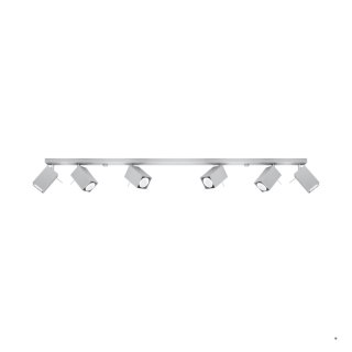 Sollux Lighting Plafon MERIDA 6L szary