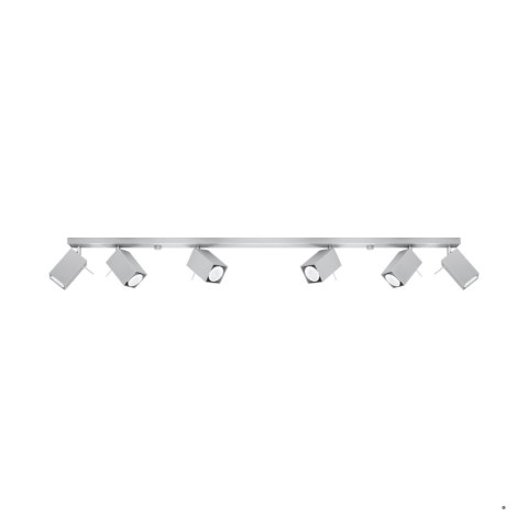 Sollux Lighting Plafon MERIDA 6L szary