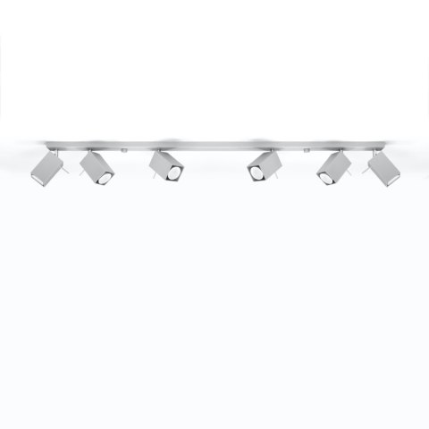 Sollux Lighting Plafon MERIDA 6L szary