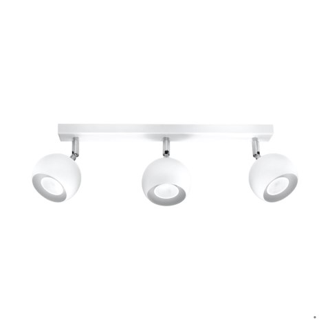 Sollux Lighting Plafon OCULARE 3 biały