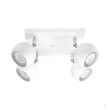 Sollux Lighting Plafon OCULARE 4 biały