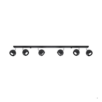 Sollux Lighting Plafon OCULARE 6L czarny