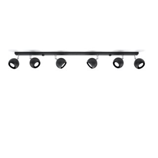 Sollux Lighting Plafon OCULARE 6L czarny
