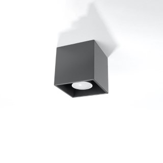 Sollux Lighting Plafon QUAD 1 antracyt