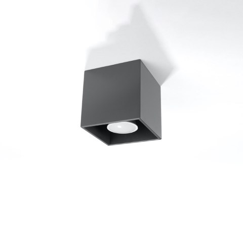 Sollux Lighting Plafon QUAD 1 antracyt