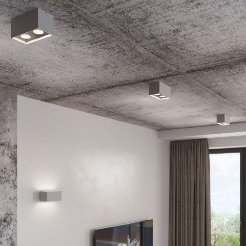 Sollux Lighting Plafon QUAD MAXI szary