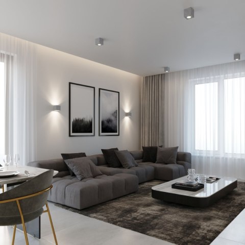 Sollux Lighting Plafon QUAD beton