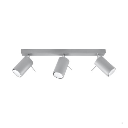 Sollux Lighting Plafon RING 3 szary
