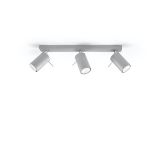 Sollux Lighting Plafon RING 3 szary