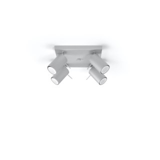 Sollux Lighting Plafon RING 4 szary