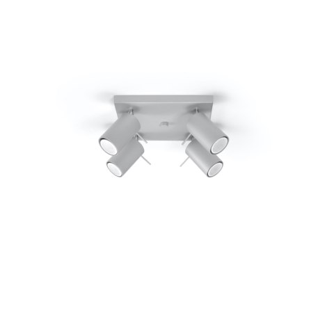 Sollux Lighting Plafon RING 4 szary