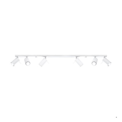 Sollux Lighting Plafon RING 6L biały
