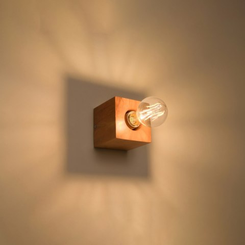 Sollux Lighting Kinkiet ARIZ naturalne drewno