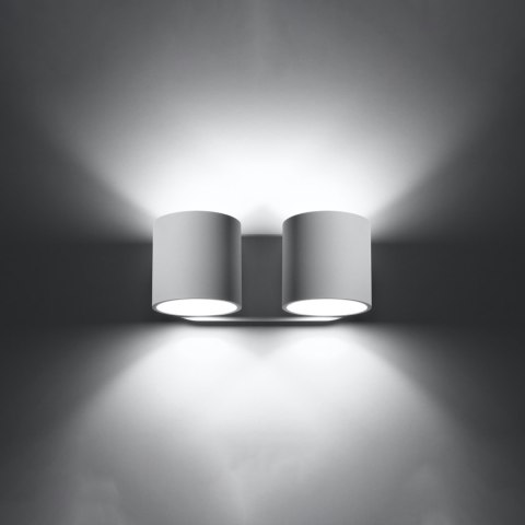 Sollux Lighting Kinkiet ORBIS 2 biały