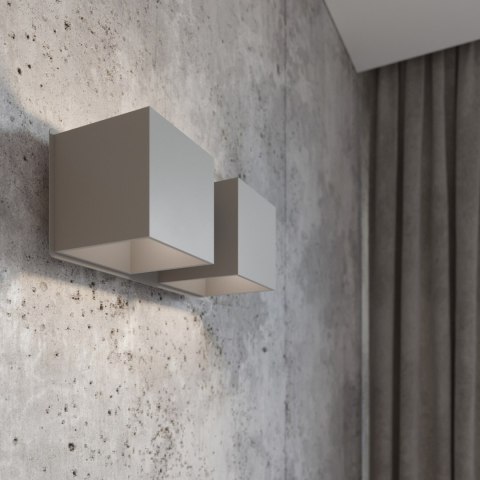 Sollux Lighting Kinkiet QUAD 2 szary