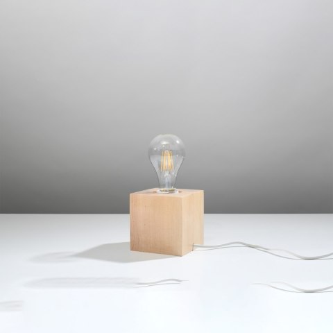 Sollux Lighting Lampa biurkowa ARIZ naturalne drewno