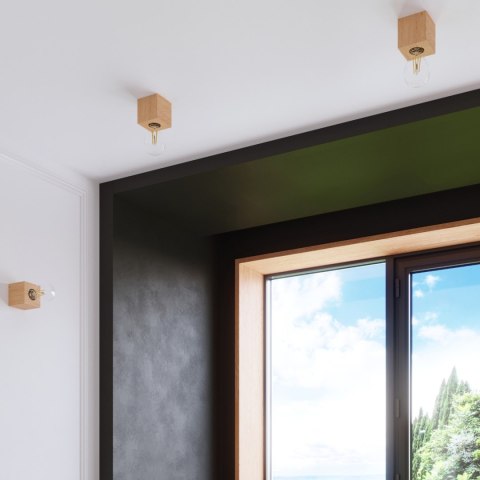 Sollux Lighting Lampa biurkowa ARIZ naturalne drewno