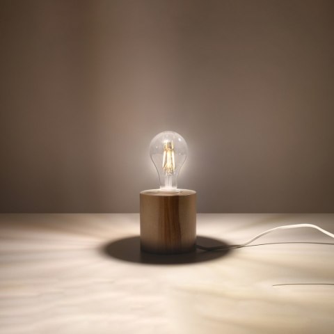 Sollux Lighting Lampa biurkowa SALGADO naturalne drewno