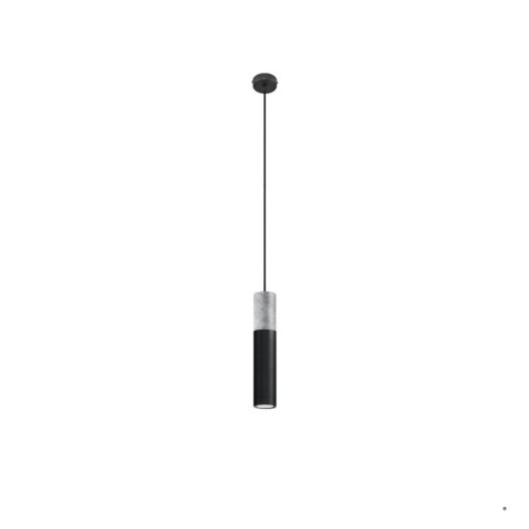 Sollux Lighting Lampa wisząca BORGIO 1 czarny