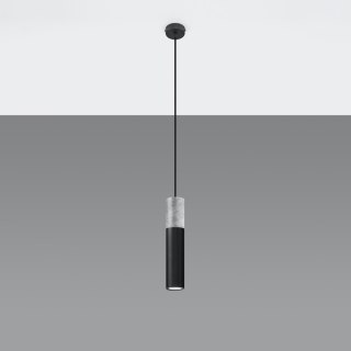 Sollux Lighting Lampa wisząca BORGIO 1 czarny