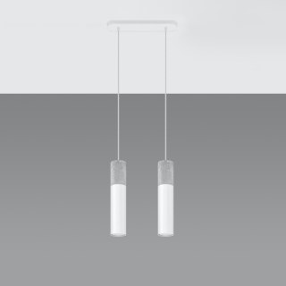 Sollux Lighting Lampa wisząca BORGIO 2 biały