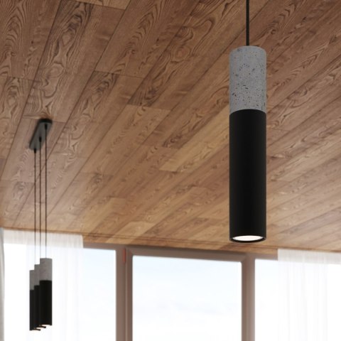 Sollux Lighting Lampa wisząca BORGIO 2 czarny
