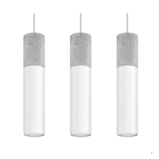 Sollux Lighting Lampa wisząca BORGIO 3L biały