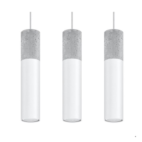 Sollux Lighting Lampa wisząca BORGIO 3L biały
