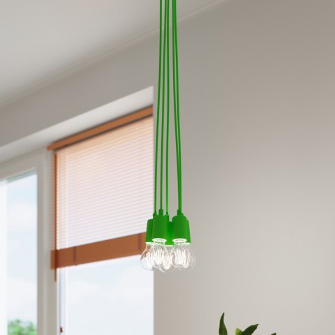 Sollux Lighting Lampa wisząca DIEGO 1 zielony