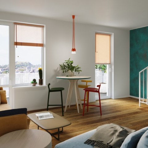 Sollux Lighting Lampa wisząca DIEGO 3 pomarańczowy