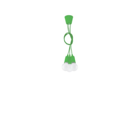 Sollux Lighting Lampa wisząca DIEGO 3 zielony
