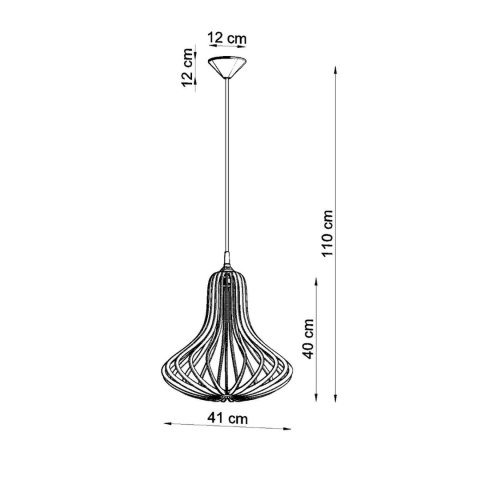 Sollux Lighting Lampa wisząca ELZA