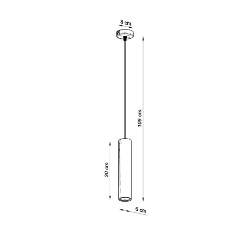 Sollux Lighting Lampa wisząca LINO 1