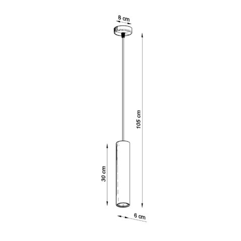 Sollux Lighting Lampa wisząca LUVO 1