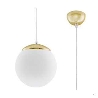 Sollux Lighting Lampa wisząca UGO 20 złota