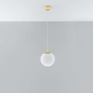 Sollux Lighting Lampa wisząca UGO 20 złota