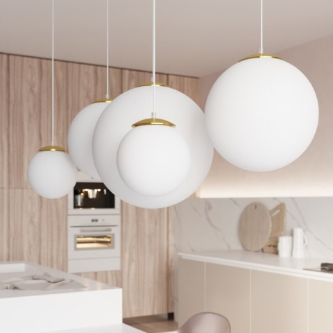 Sollux Lighting Lampa wisząca UGO 30 złota