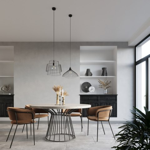 Sollux Lighting Lampa wisząca UMB czarny