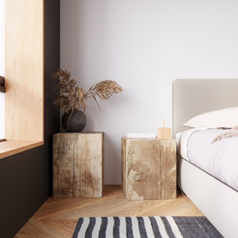Sollux Lighting Plafon ARIZ naturalne drewno