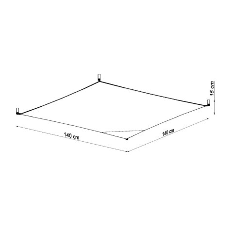 Sollux Lighting Plafon LUNA 4 biały