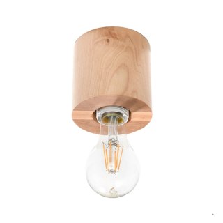Sollux Lighting Plafon SALGADO naturalne drewno